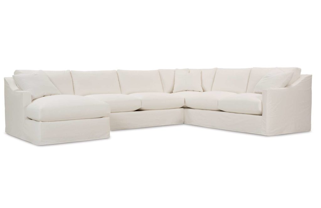 The Bradford Slipcover Sectional Sofa by Rowe Furniture